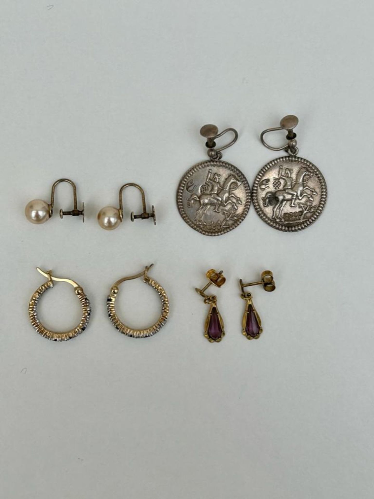 Mixed Lot 4 Pairs of Earrings - Image 2 of 4