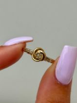 Sweet 9ct Gold Pearl Ring