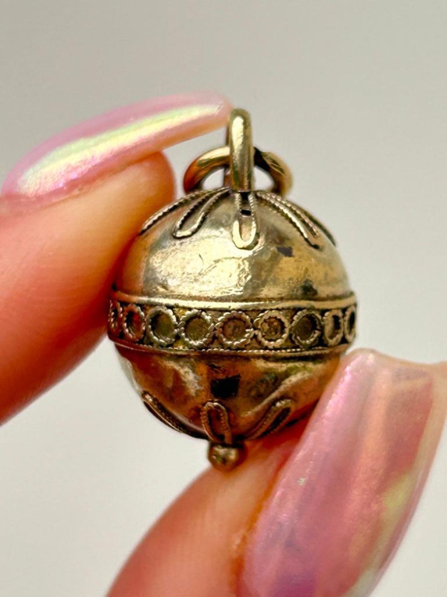 Sweet Victorian Era Orb Pendant