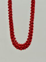 Coral Bead Necklace