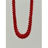 Coral Bead Necklace