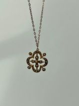 Antique 15ct Pearl Pendant on 9ct Gold Chain
