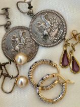 Mixed Lot 4 Pairs of Earrings
