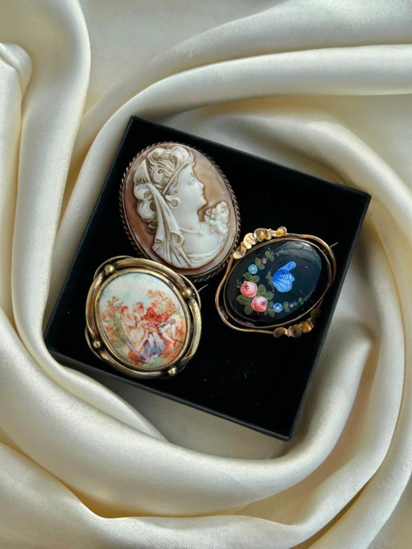 Antique Mixed Lot Brooches X3