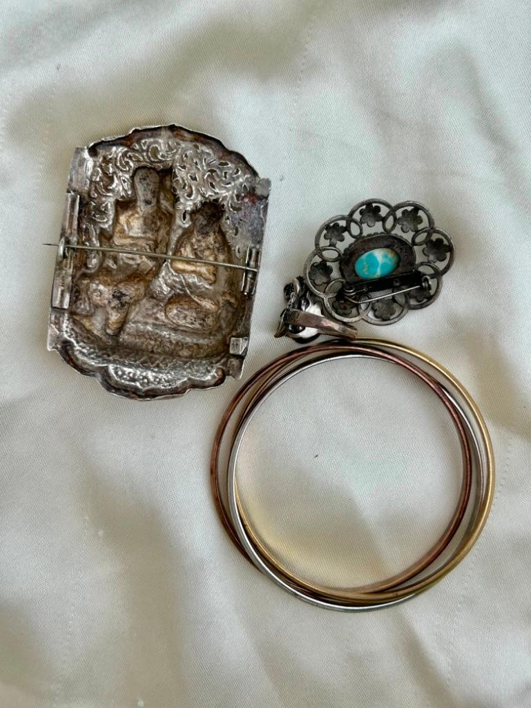 Mixed Lot of Antique and Vintage Jewellery - Bild 3 aus 3