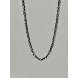 Wonderful Paste Riviere Necklace Silver