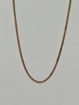 Vintage Rolled Gold Necklace with Barrel Clasp