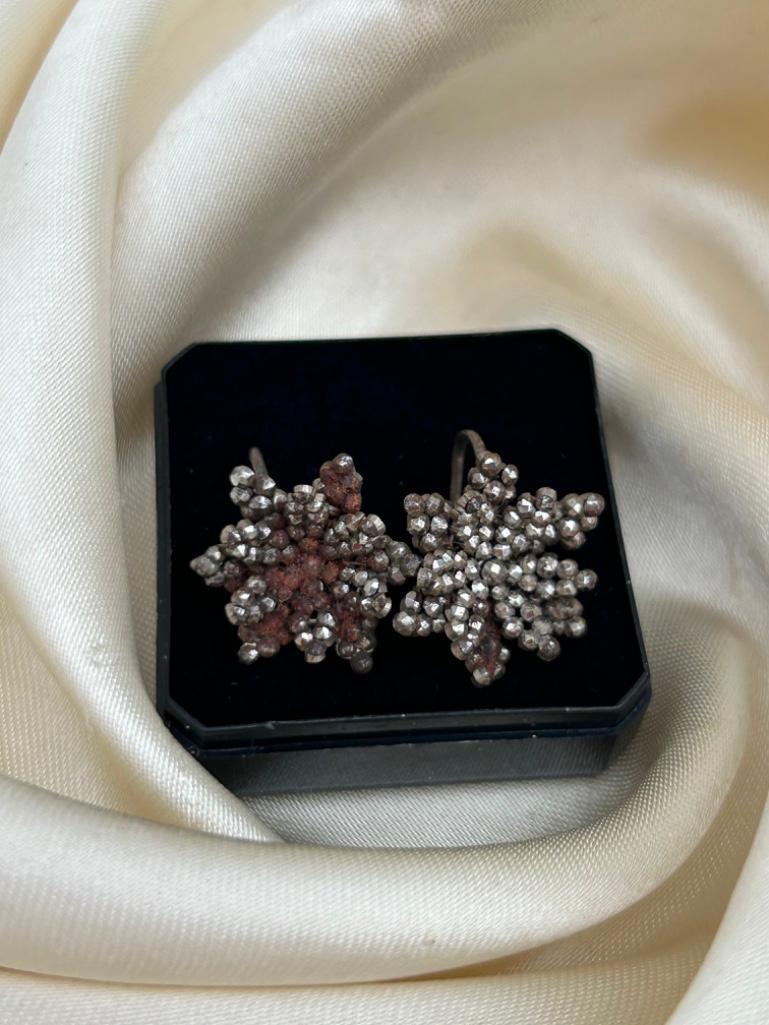 Georgian Cut Steel Earrings - Image 3 of 4