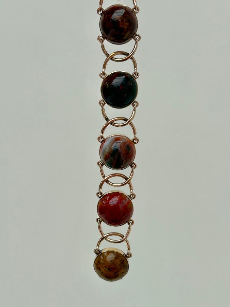 Chunky Antique Agate Bracelet - Image 3 of 10