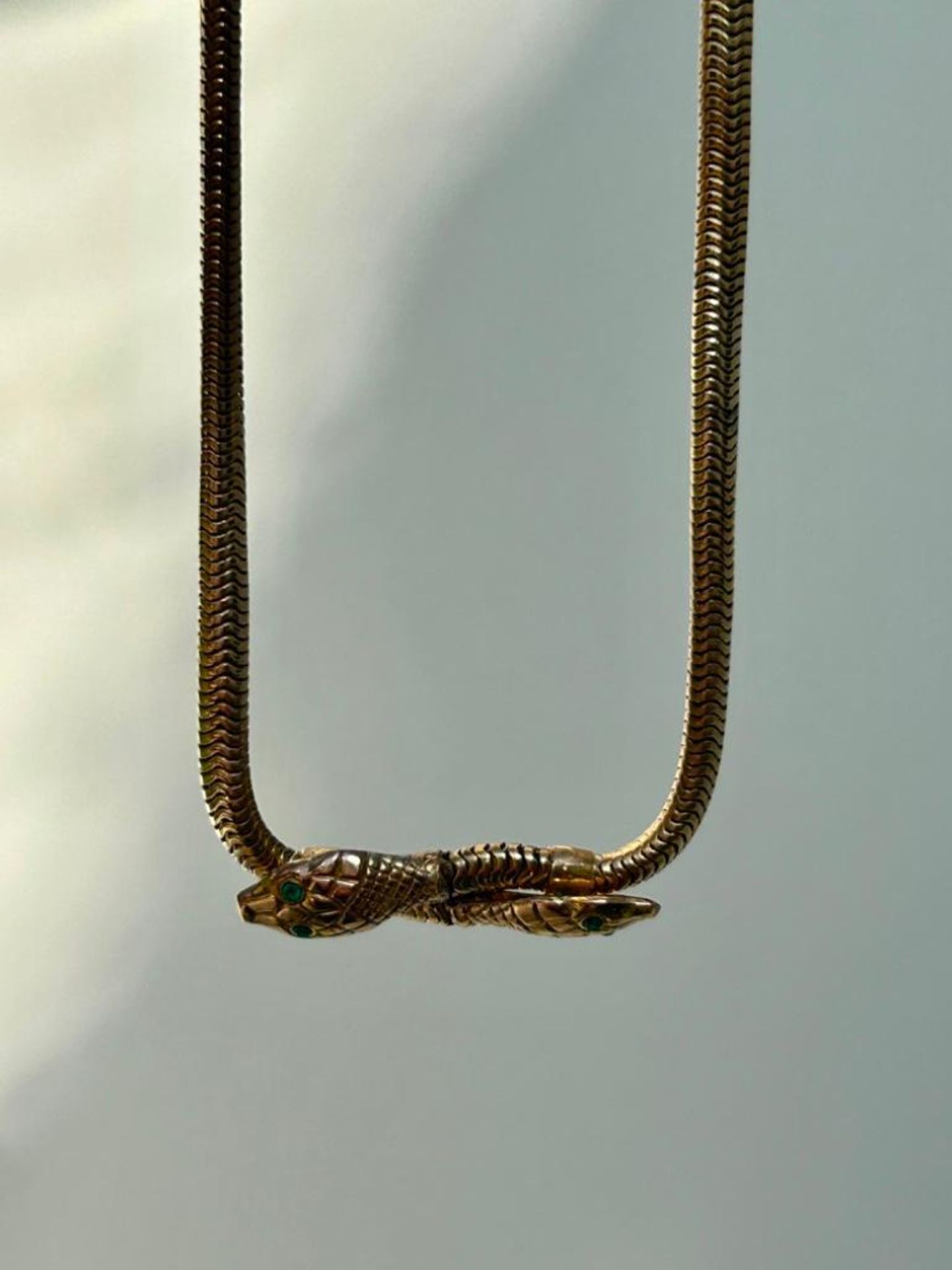 Double Headed Snake Necklace - Image 6 of 7