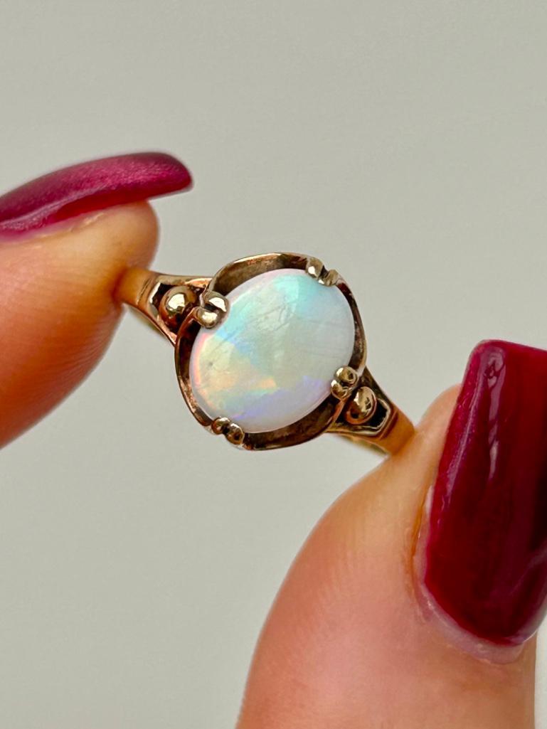 9ct Gold Opal Ring - Image 2 of 8