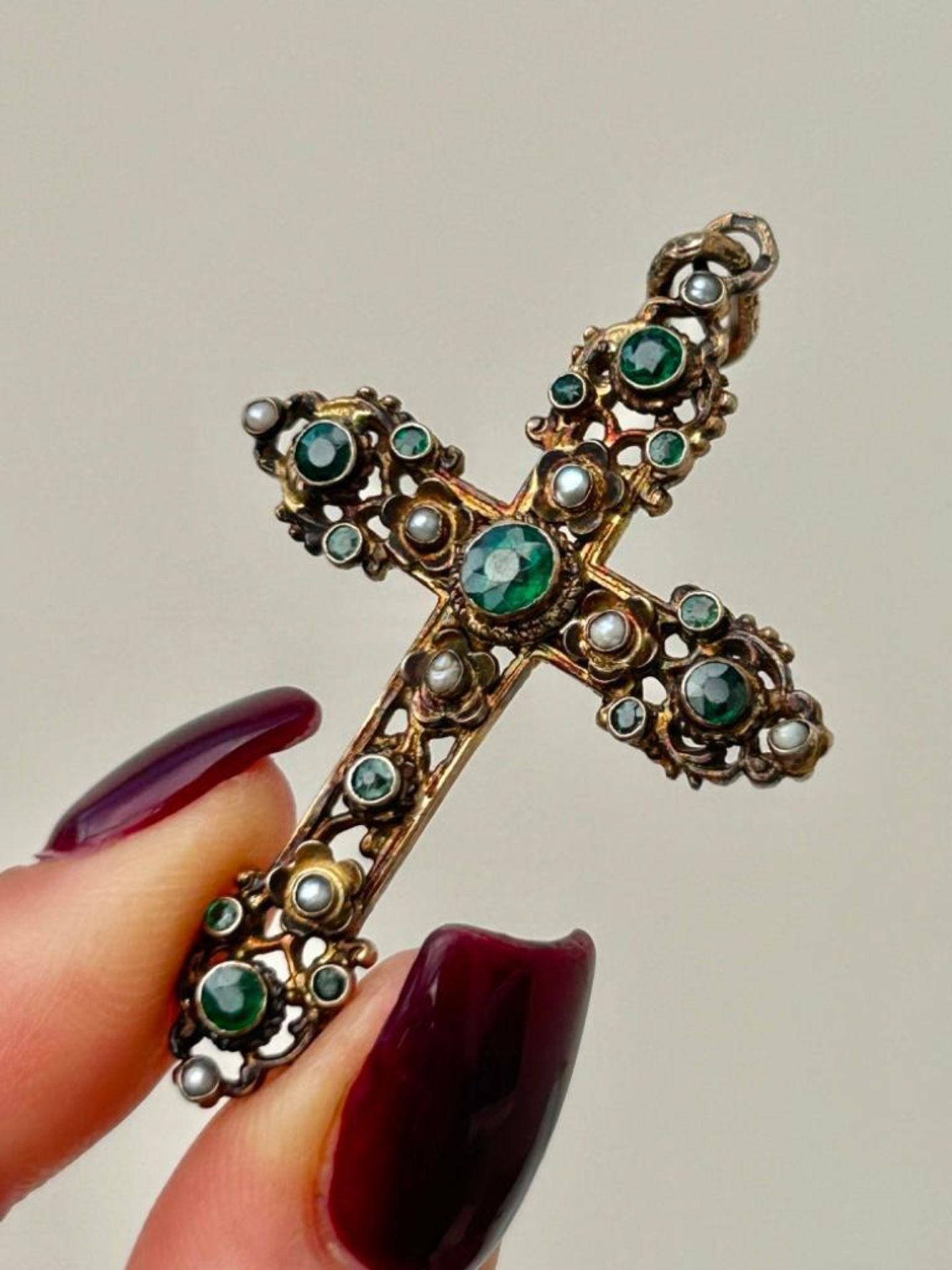 Wonderful Antique Cross Pendant - Image 2 of 7