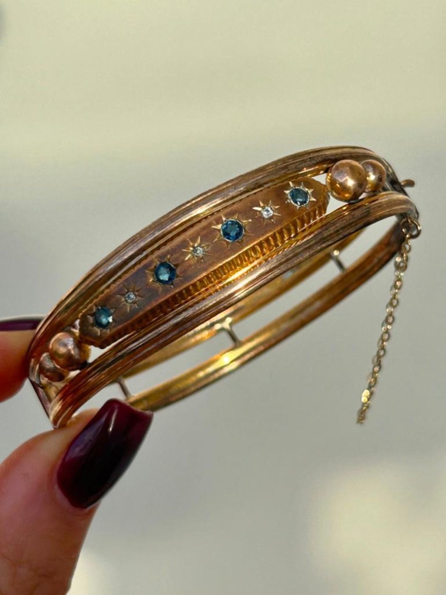 Antique Bangle Bracelet - Image 6 of 7