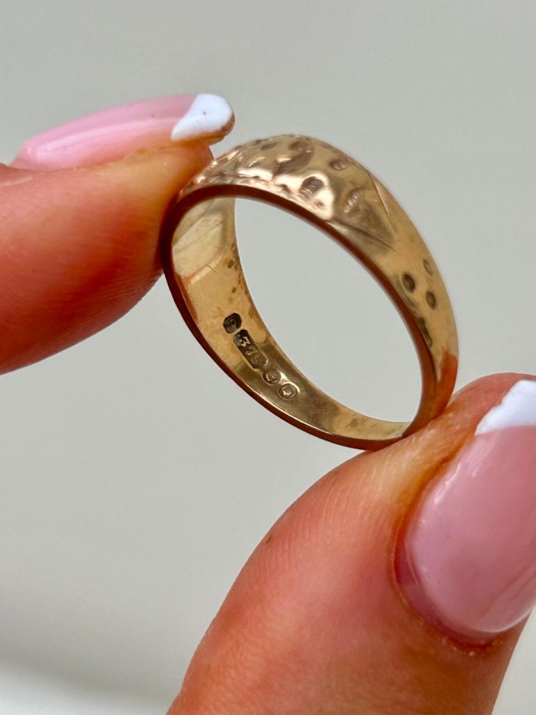 Gold MIZPAH Band Ring - Image 5 of 5