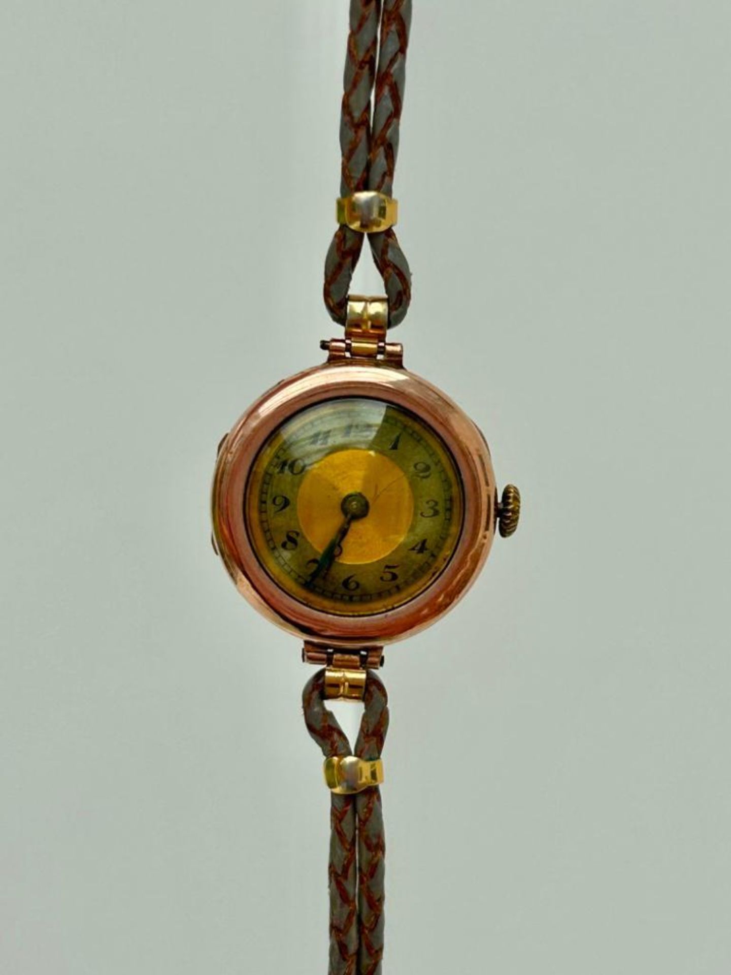 9ct Gold Vintage Ladies Watch - Image 2 of 4