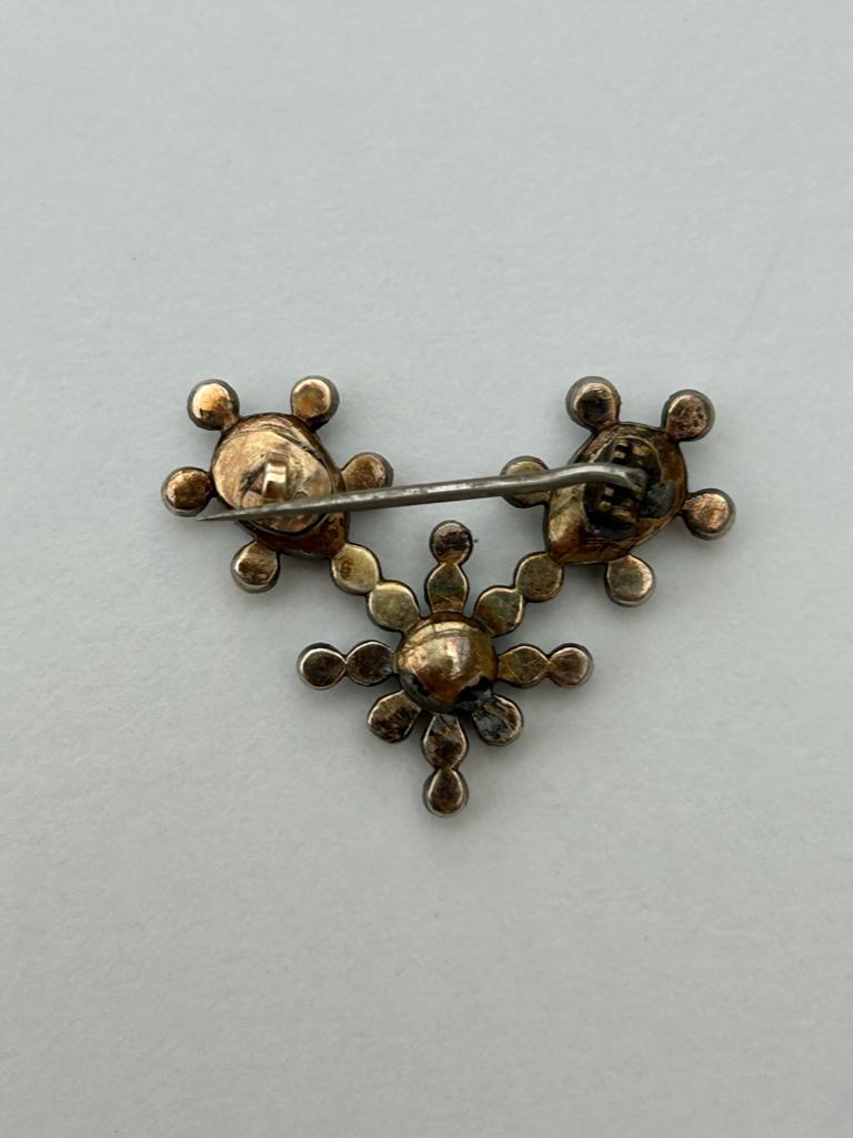 Georgian Gold Paste Brooch - Image 5 of 5