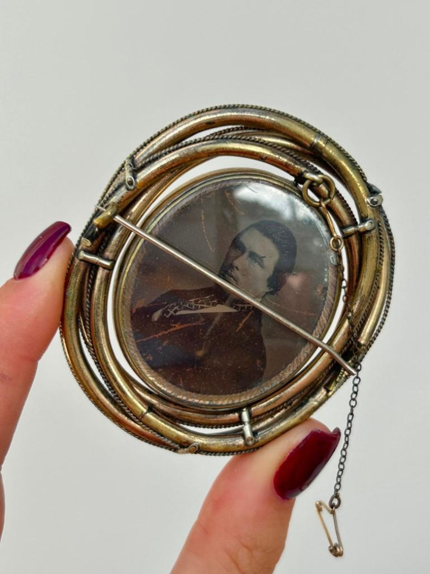 Large Antique Spinning Cameo Brooch - Image 4 of 4