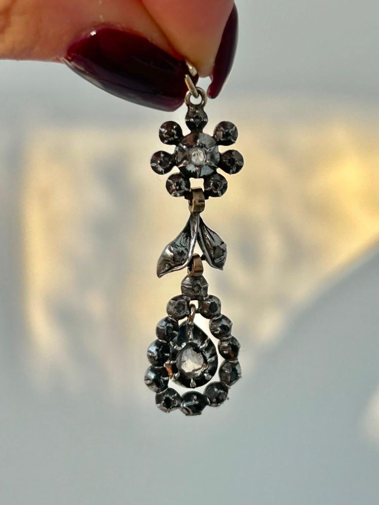 Georgian Era Diamond Pendant - Image 2 of 7