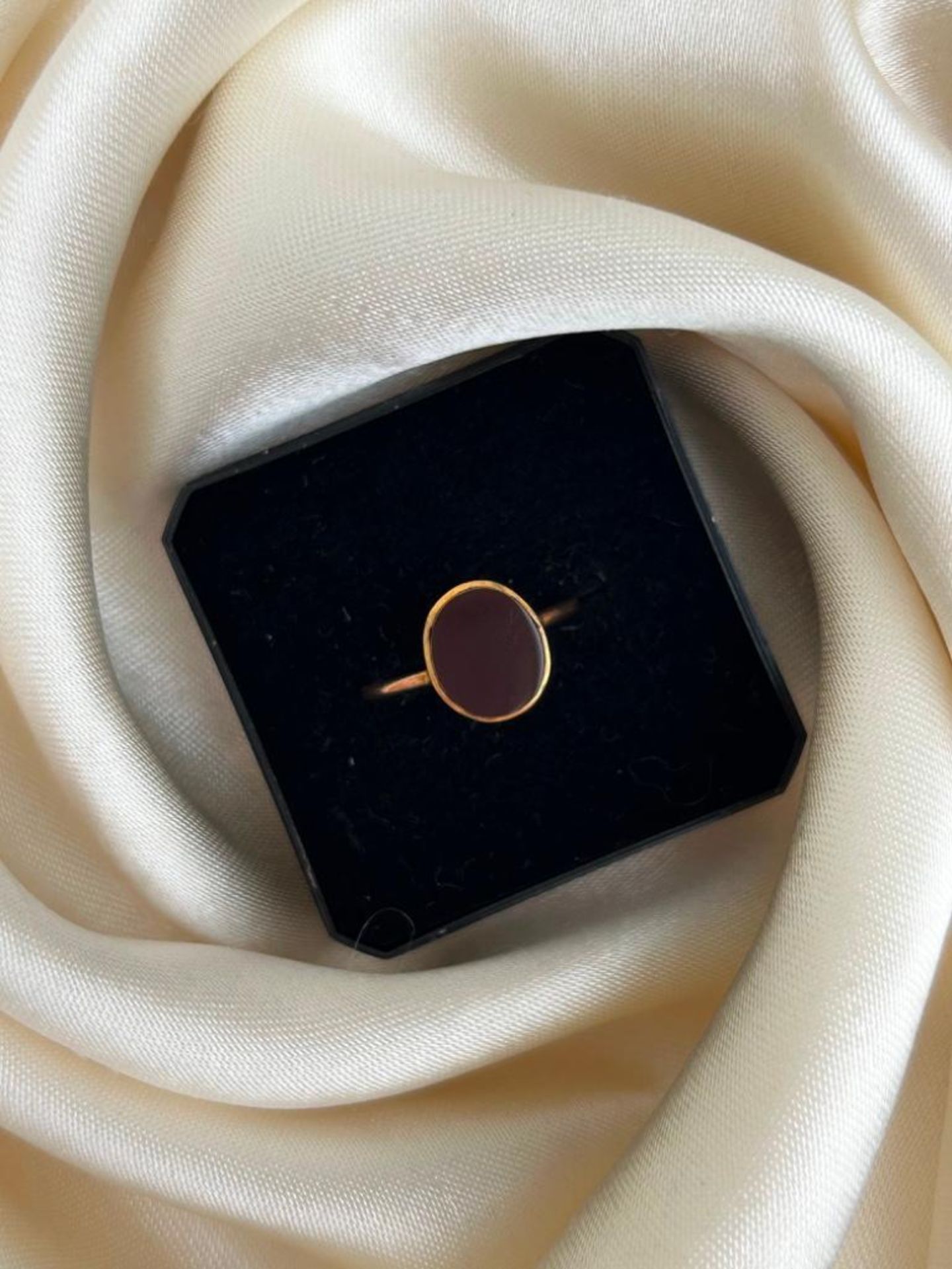 Antique Gold Carnelian Signet Ring - Image 5 of 5