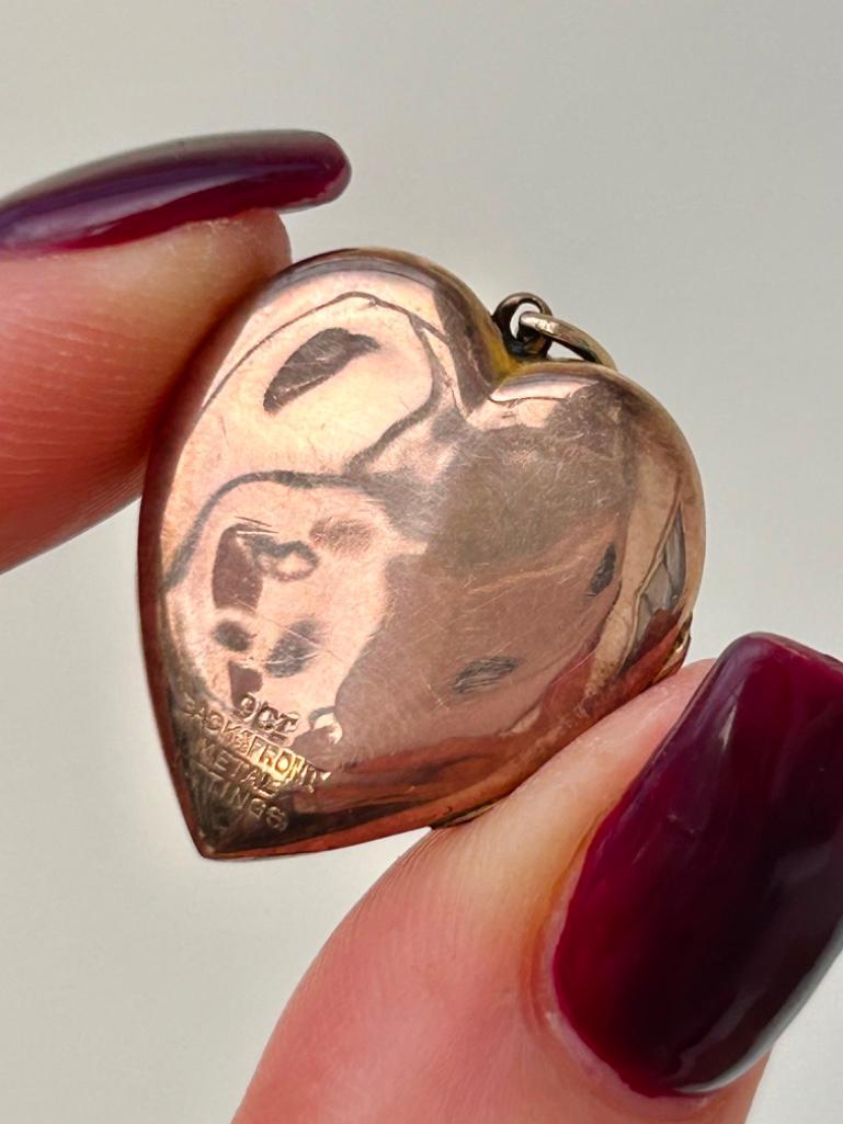 Wonderful Cameo Heart Locket Pendant - Image 3 of 4