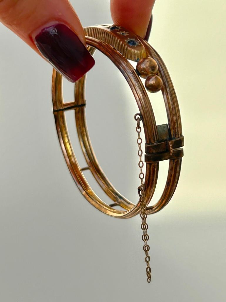 Antique Bangle Bracelet - Image 2 of 7