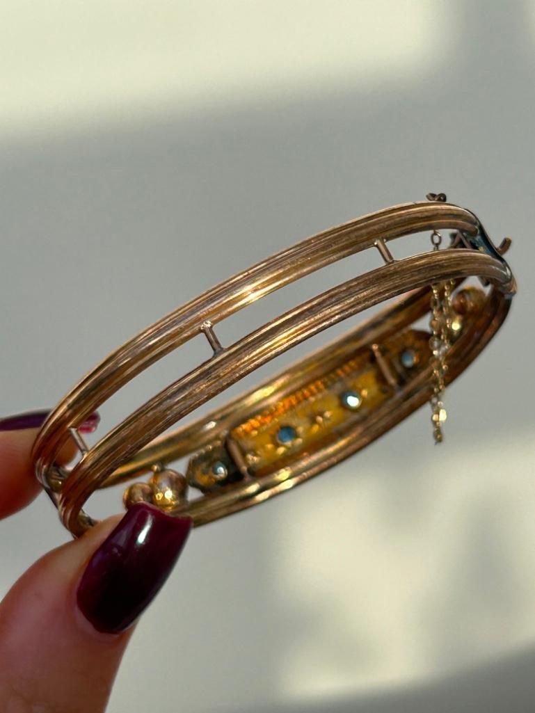 Antique Bangle Bracelet - Image 7 of 7