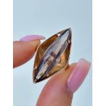 Vintage 9ct Yellow Gold Smokey Quartz Ring