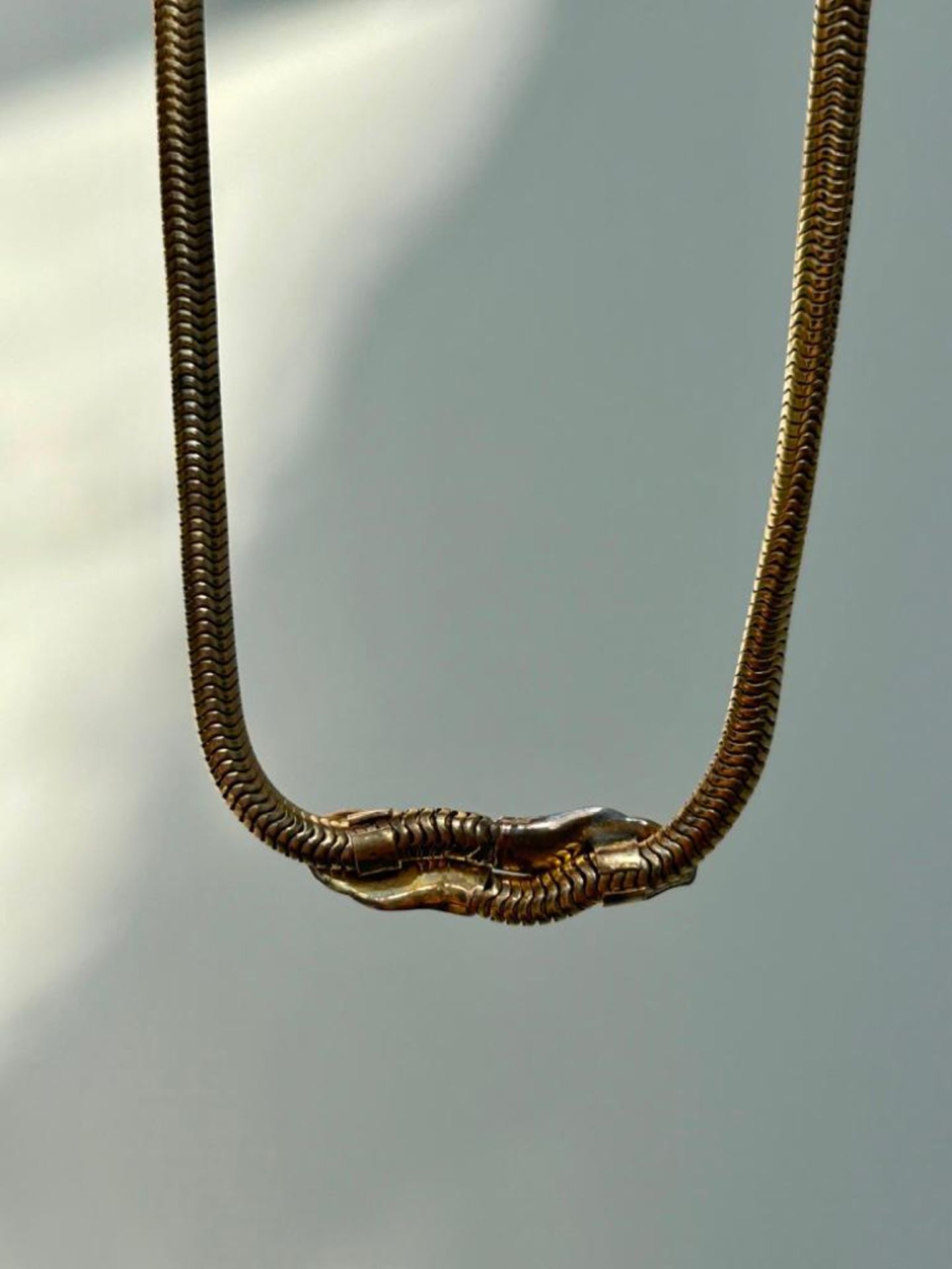 Double Headed Snake Necklace - Image 4 of 7