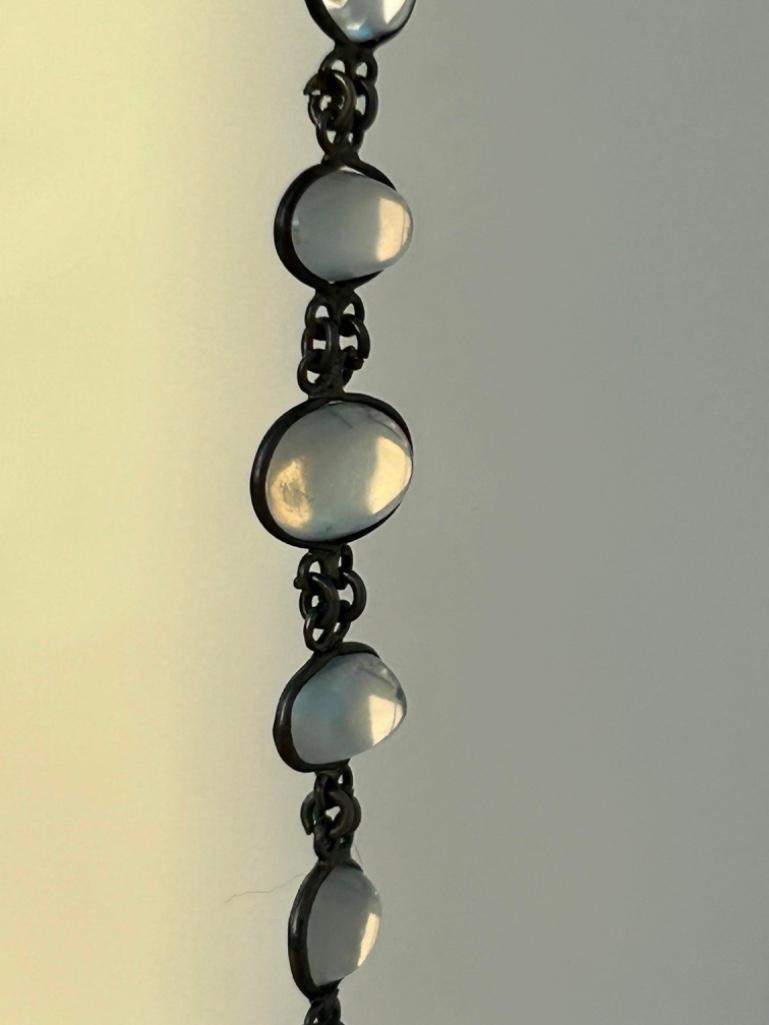 Antique Moonstone Bracelet - Image 4 of 8