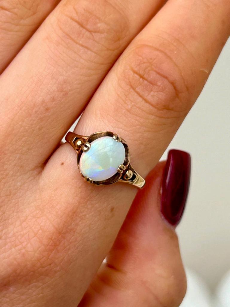 9ct Gold Opal Ring - Image 3 of 8