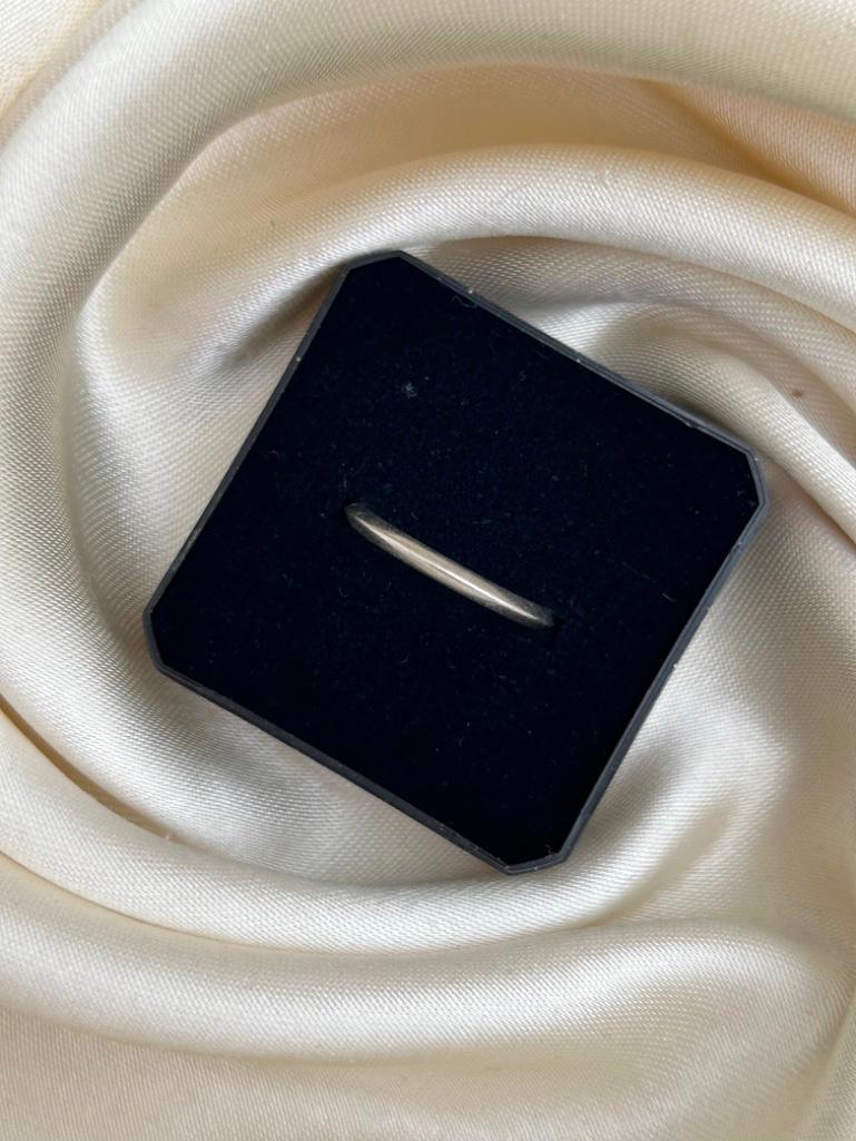 Amazing Tiffany Platinum 2mm Forever Band Ring Engraved - Image 8 of 9