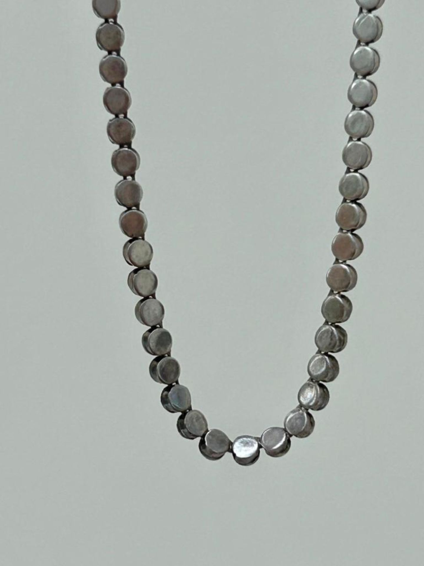 Wonderful Paste Riviere Necklace Silver - Image 6 of 6