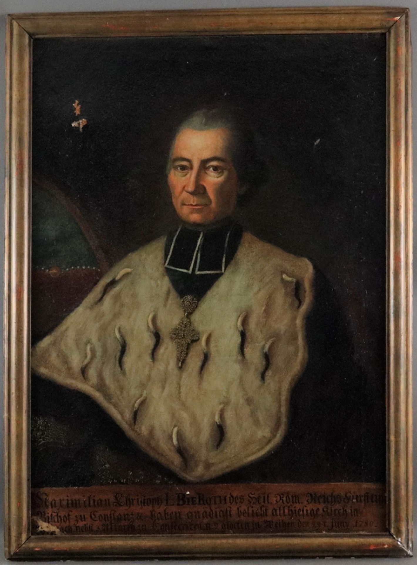 Unbekannte/r Bildnismaler/in (18./19. Jh.) - Portrait von Maximilian Christoph von Rodt (1717 Kehl-