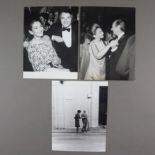 Konvolut 3 Presseaufnahmen von Maria Callas - s/w Fotografien, verso diverse Fotoatelier-Stempel (1