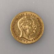 Goldmünze 10 Mark 1903 - Deutsches Kaiserreich, Wilhelm II Deutscher Kaiser König v. Preußen, 900/0