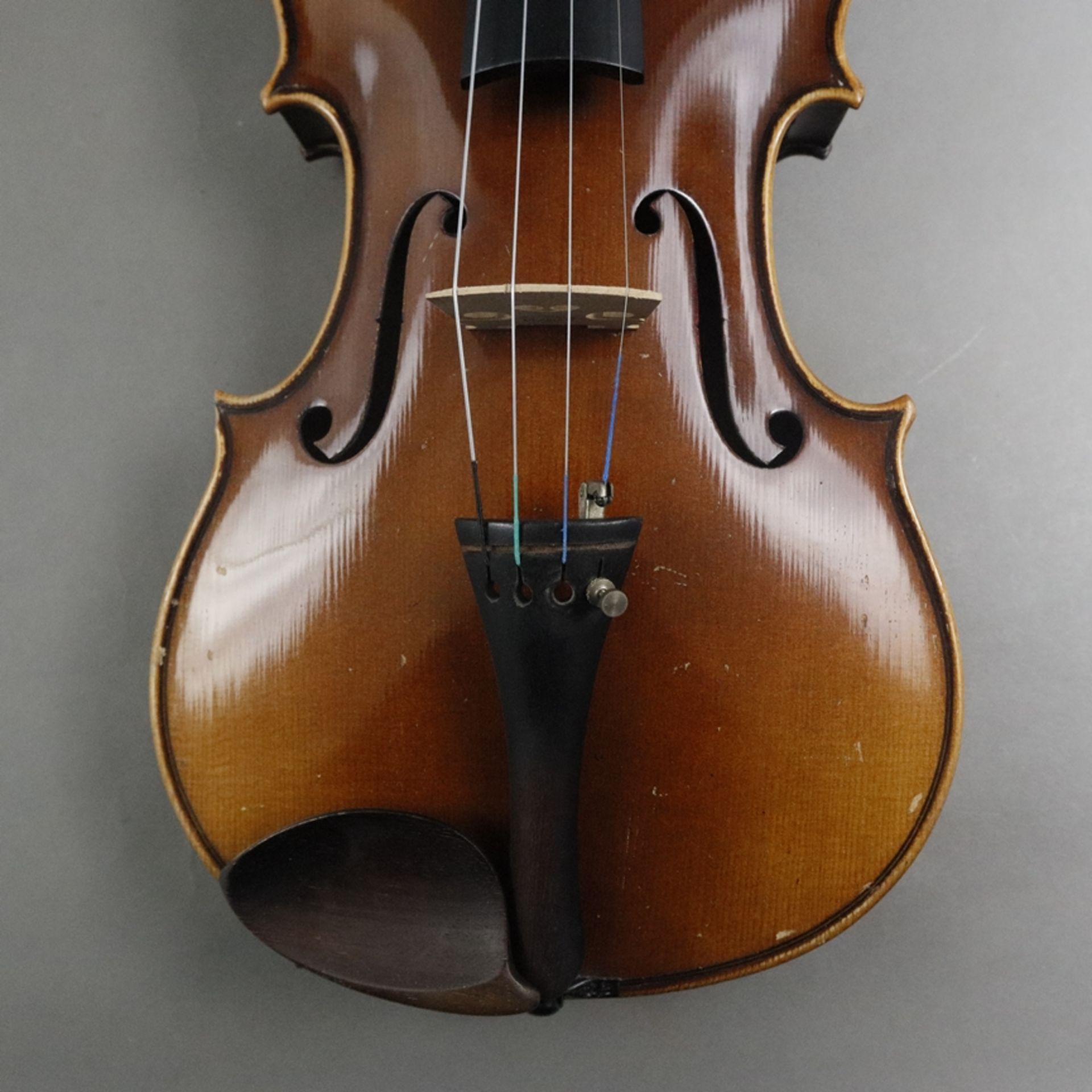 Alte deutsche Geige - 4/4 Größe, Schuster und Co, Markneuenkirchen, Baujahr 1941, auf  - Bild 7 aus 13
