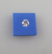Loser natürlicher Diamant von 0,65 ct. mit Lasersignatur - Gewicht 0,65 ct., sehr guter runder Bril