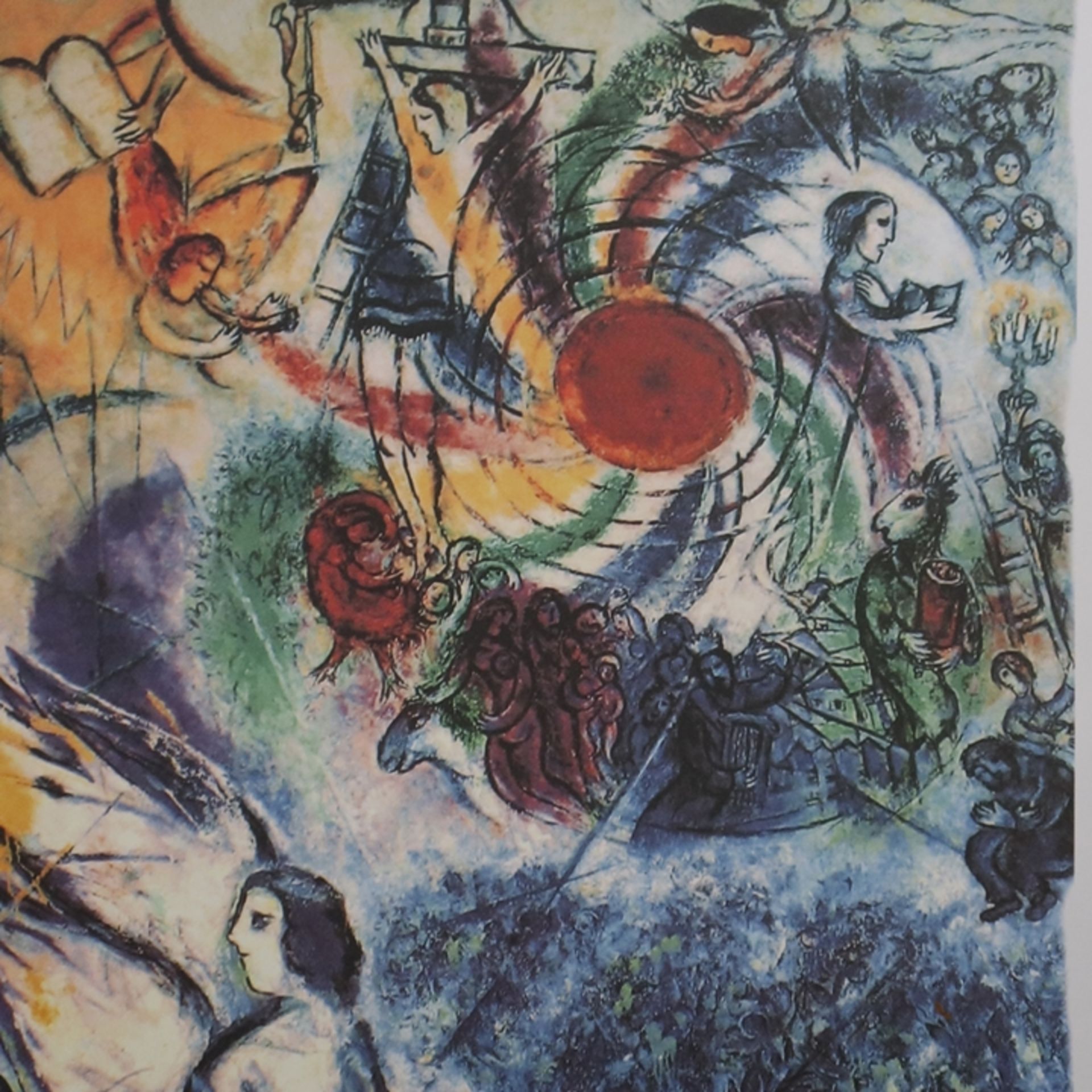 Chagall, Marc (1887 Peskowatik - 1985 Saint-Paul-de-Vence) - Die Erschaffung des Menschen, Farblith - Bild 5 aus 6