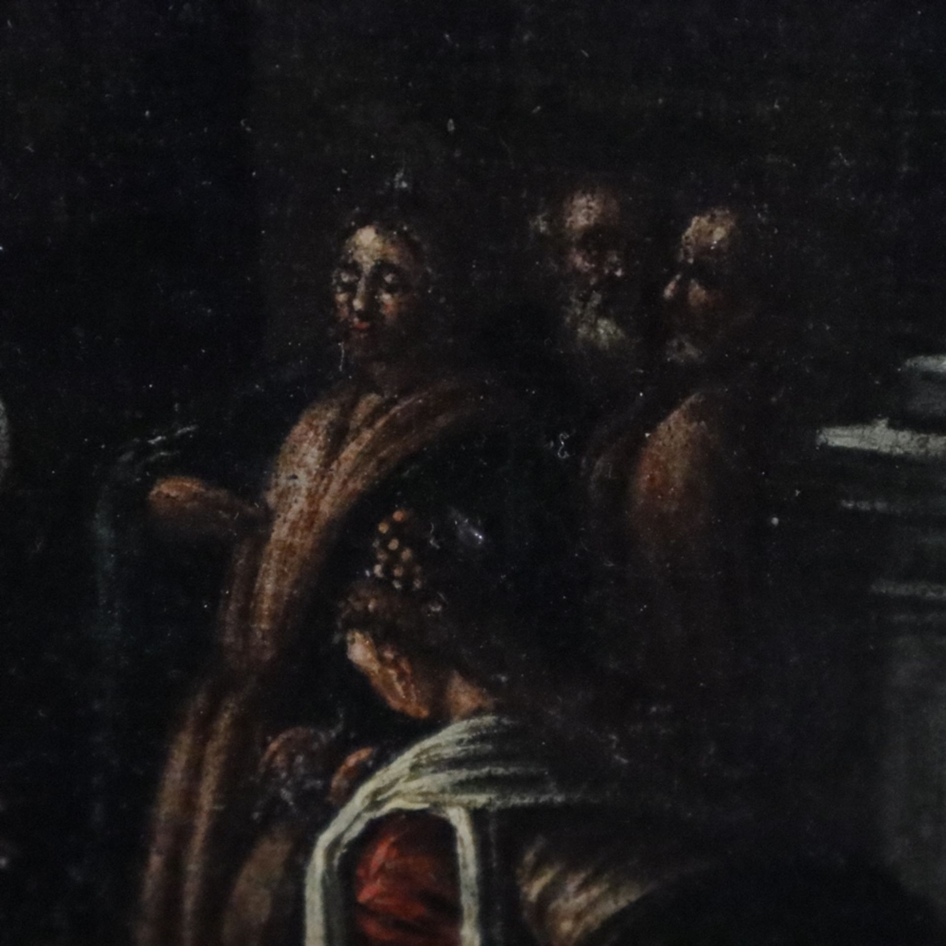 Kopist/in (18./19. Jh.) - "Christus im Haus von Maria und Martha", seitenverkehrte Kopie nach dem G - Bild 7 aus 13