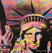 Warhol, Andy (1928 Pittsburgh - 1987 New York, nach) - "Statue of Liberty", Granolithographie auf f