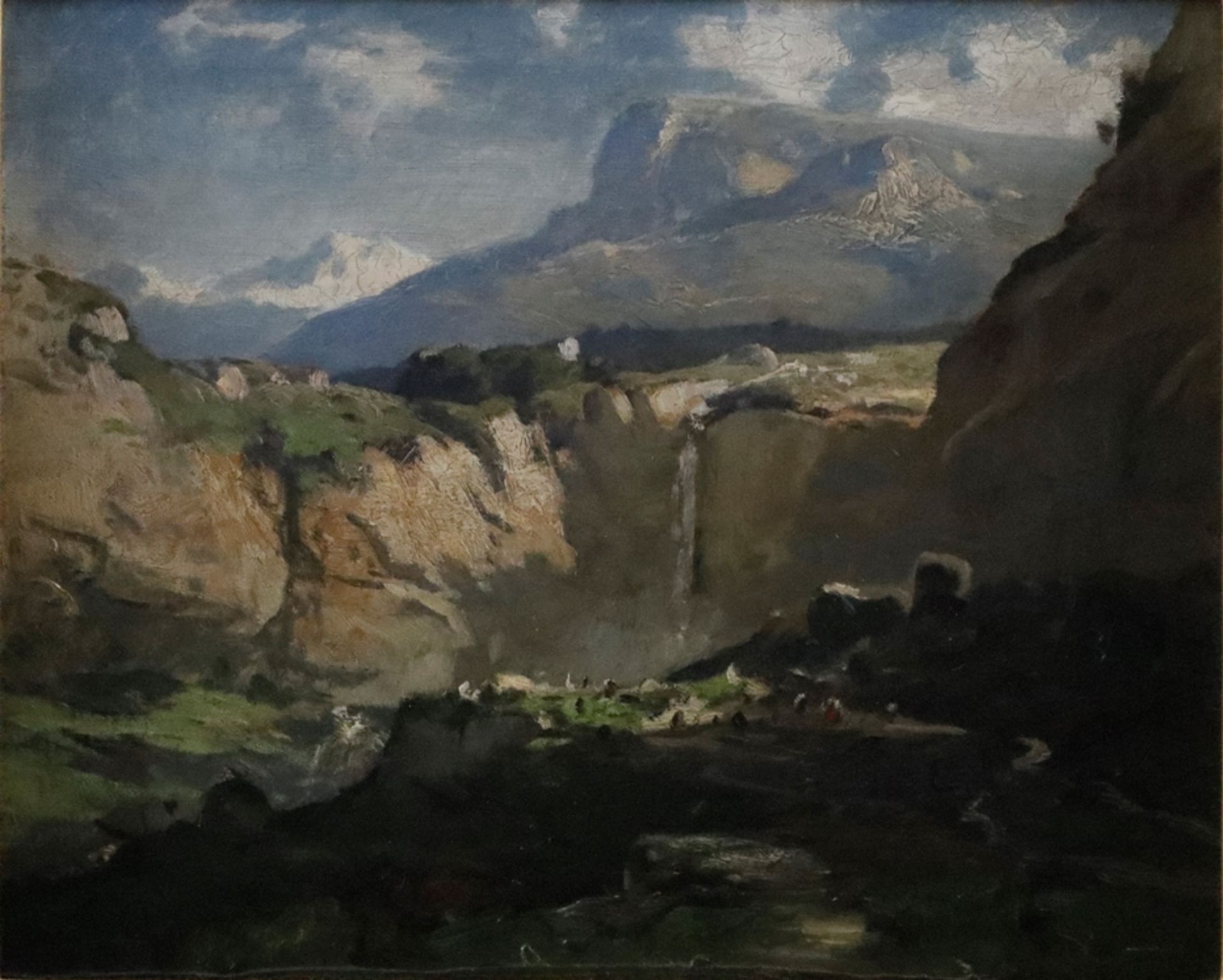 Willroider, Ludwig (1845 Villach -1910 Bernried am Starnberger See, österreichischer Landschaftsmal