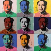 Warhol, Andy (1928 Pittsburgh - 1987 New York, nach) - "Mao", 10 Granolithographien in verschiedene