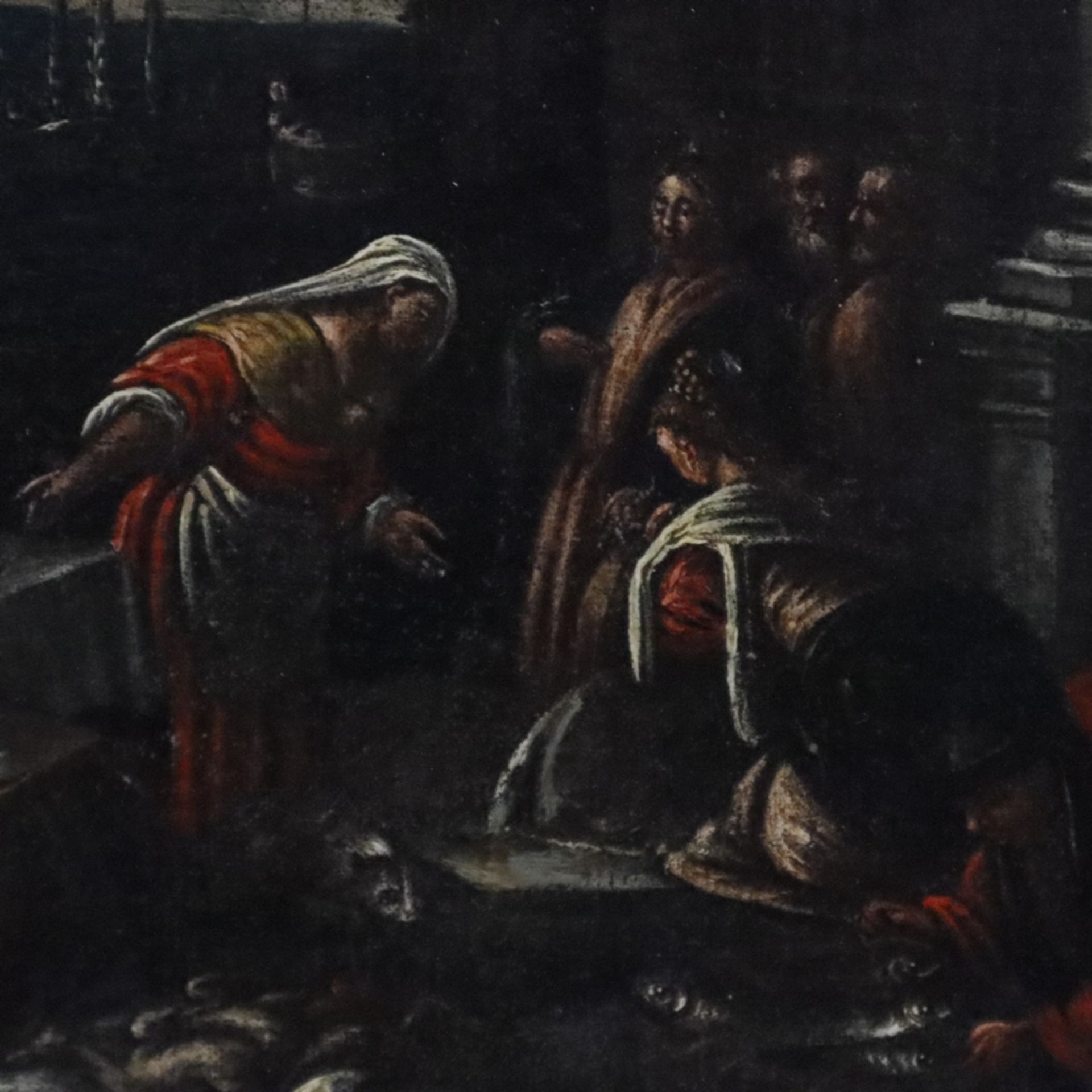 Kopist/in (18./19. Jh.) - "Christus im Haus von Maria und Martha", seitenverkehrte Kopie nach dem G - Bild 5 aus 13