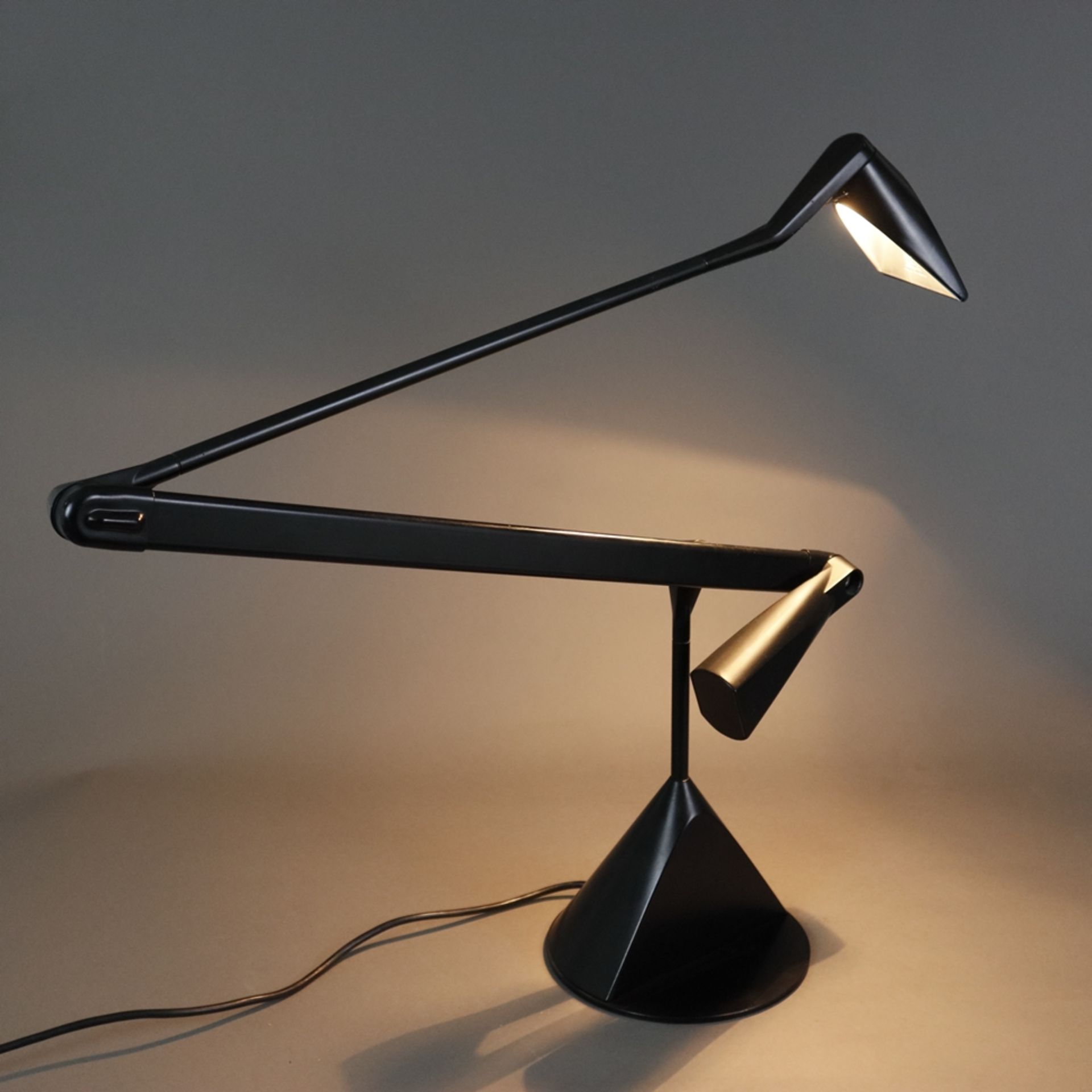 Schreibtischlampe "Zelig" - Entwurf: Walter Monici (1980er Jahre), Ausführung: Lumina, Mailand, sch - Image 2 of 10