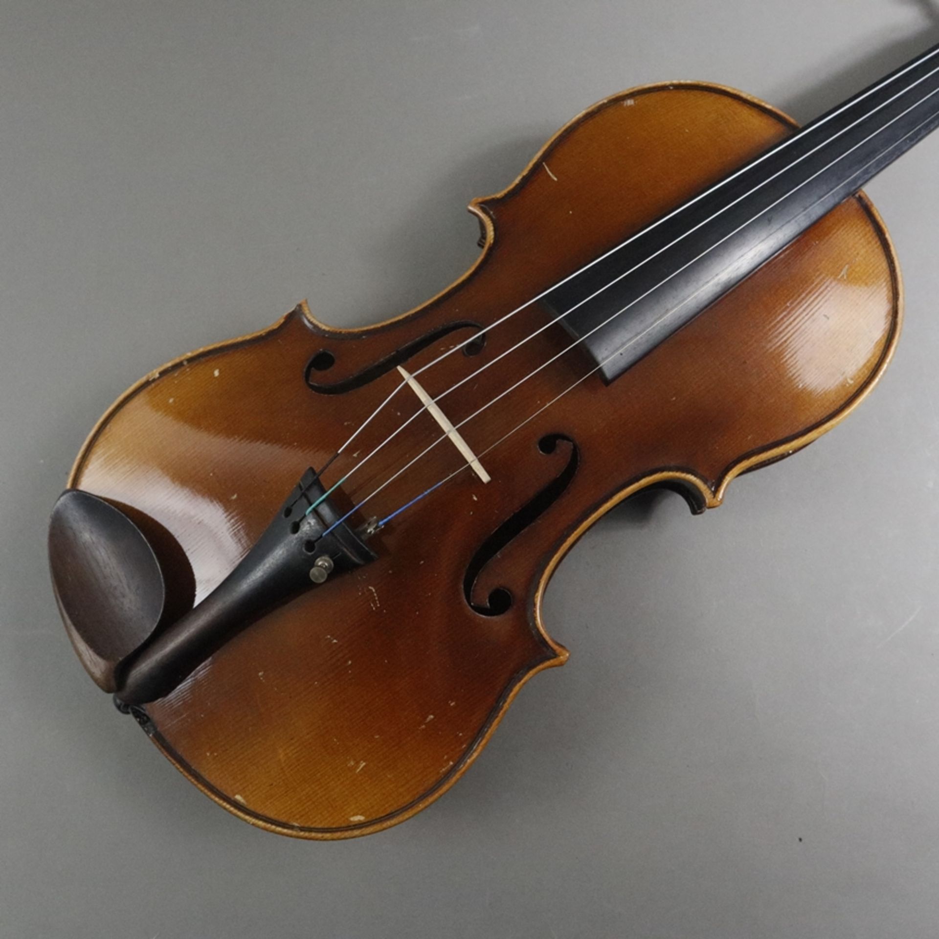 Alte deutsche Geige - 4/4 Größe, Schuster und Co, Markneuenkirchen, Baujahr 1941, auf  - Bild 5 aus 13
