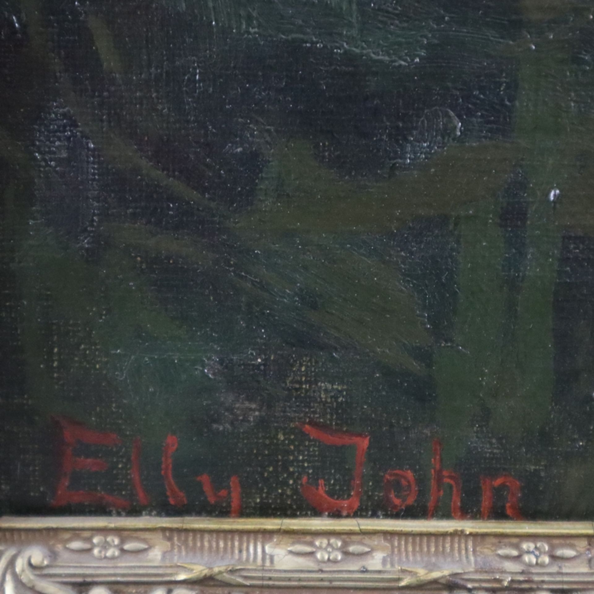 John, Elly (1. Hälfte 20.Jh.) - Steilufer auf Rügen, Öl auf Leinwand, unten links signiert "Elly Jo - Image 9 of 10