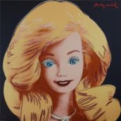 Warhol, Andy (1928 Pittsburgh - 1987 New York, nach) - "Barbie", Granolithographie auf festem Papie