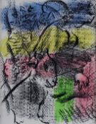 Chagall, Marc (1887 Witebsk - 1985 St. Paul de Vence) - Ohne Titel (1970), Original-Farblithographi