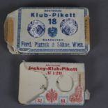 Zwei alte Kartenspiele - beide Ferd. Piatnik & Söhne Wien, bezeichnet „Allerfeinste Jockey-Klub-Pik