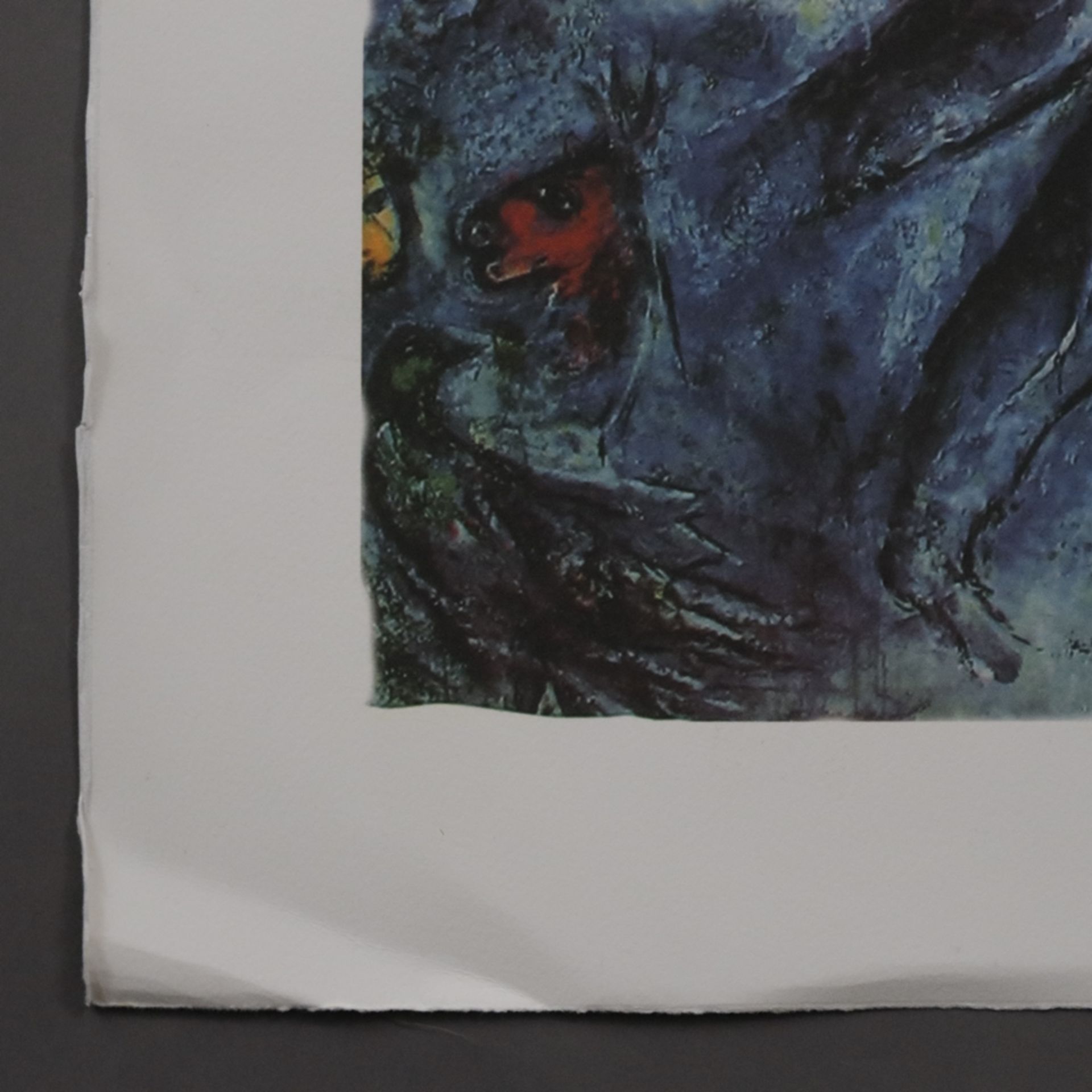 Chagall, Marc (1887 Peskowatik - 1985 Saint-Paul-de-Vence) - Die Erschaffung des Menschen, Farblith - Bild 3 aus 6